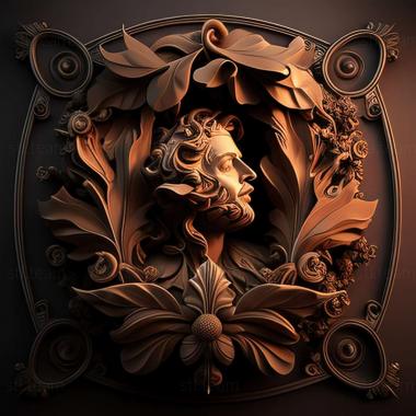 3D model baroque (STL)